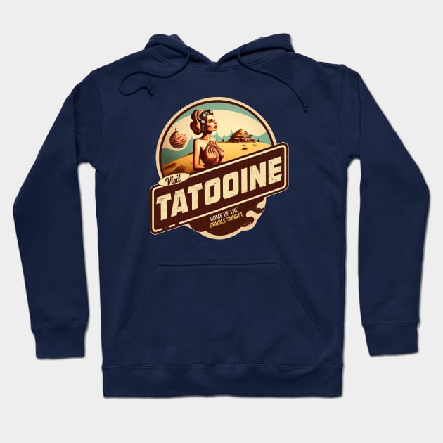 Visit Tatooine Hoodie by NineBlack